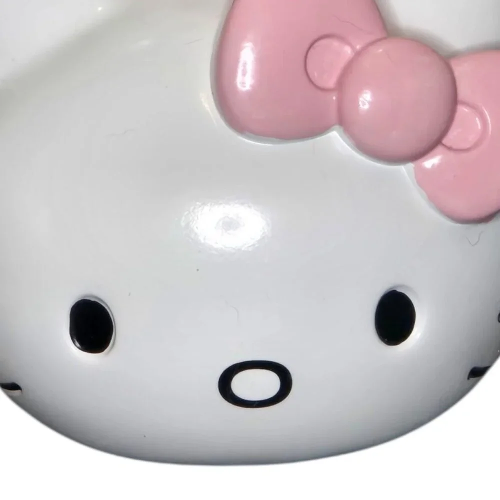 Hello Kitty Soap Dispenser Sanrio Ceramic Bathroom Pump Pink Bow Kawaii Decor